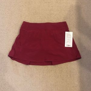 Lululemon pace rival skirt tall. NWT